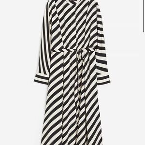 Striped Black and White Dress!
